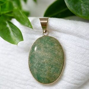Green Amazonite Gemstone Pendant